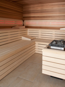 Sauna en ontspanningsruimte